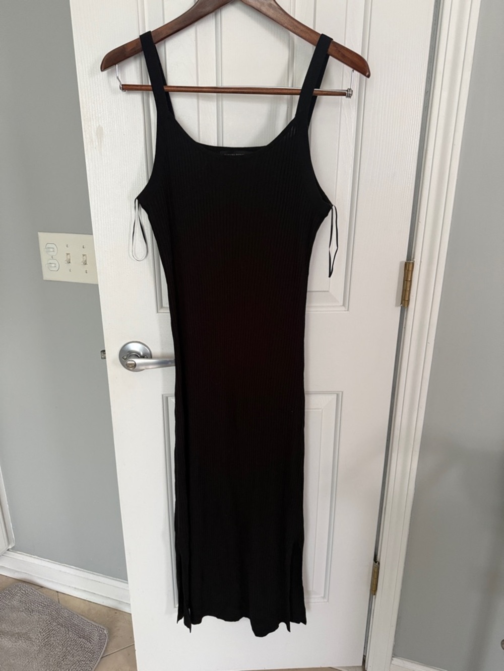 Banana Republic Black Ribbed Tank Dress - Sleek Everyday Style